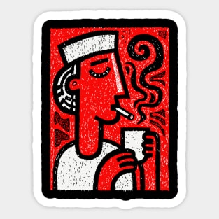 Stressed Nurse | Dark Humor Medical Graphic Sticker